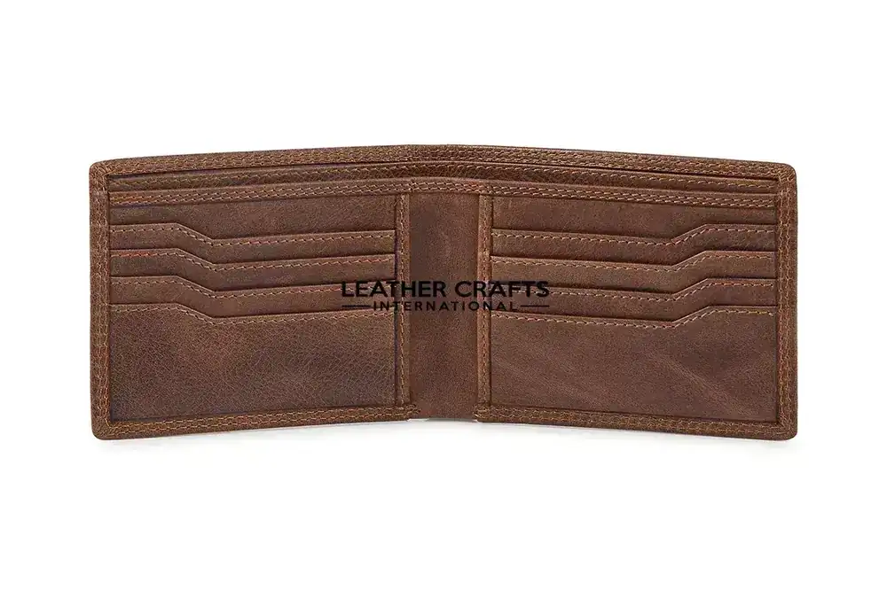 Classic Men’s Bifold Leather Wallet Model MW-01 image 2 (model MW-01)