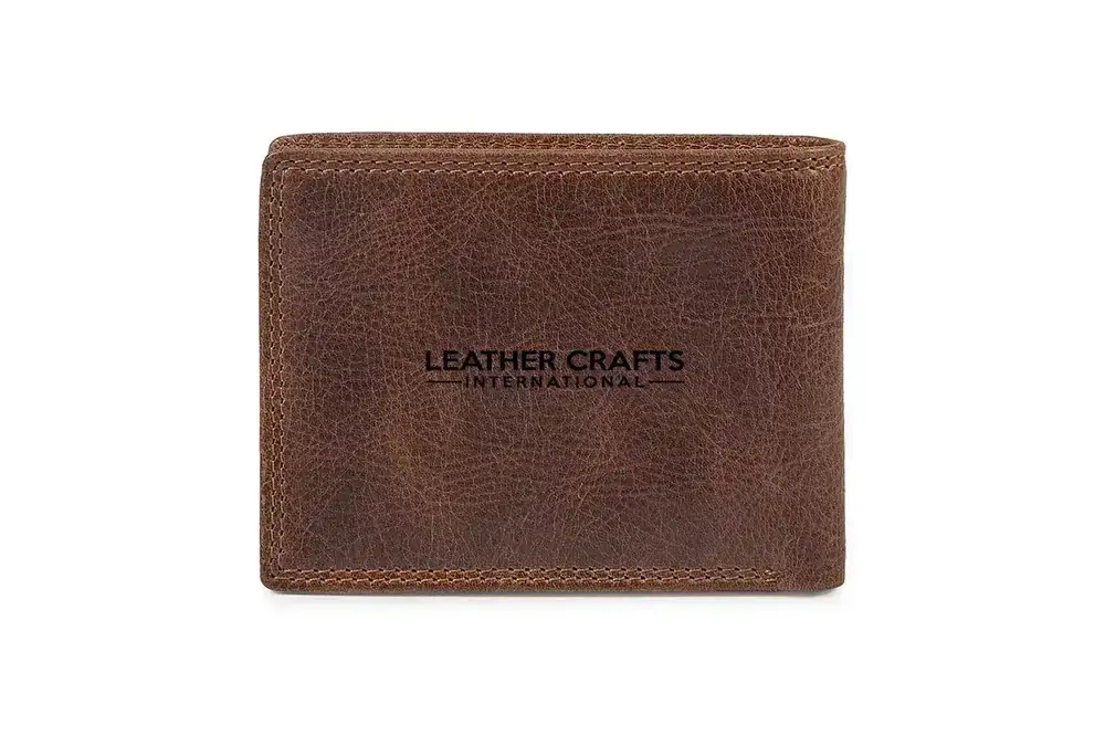 Classic Men’s Bifold Leather Wallet Model MW-01 image 3 (model MW-01)