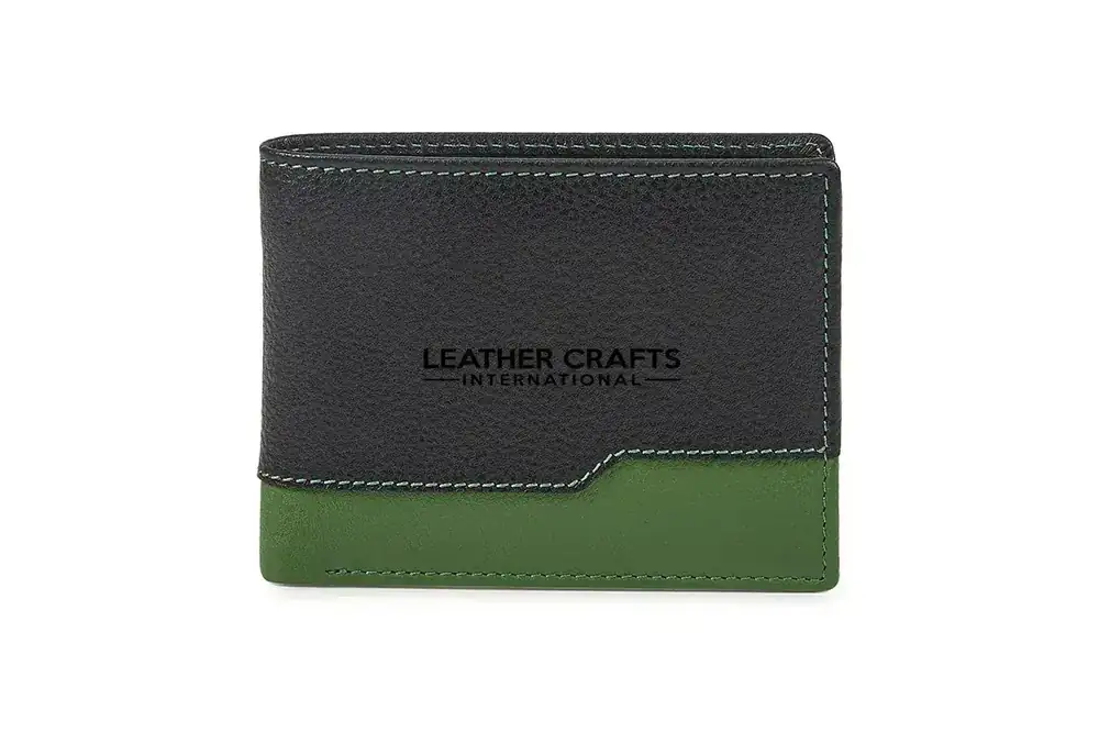 Slim Men’s Bifold Leather Wallet Model MW-03 image 5 (model MW-03)