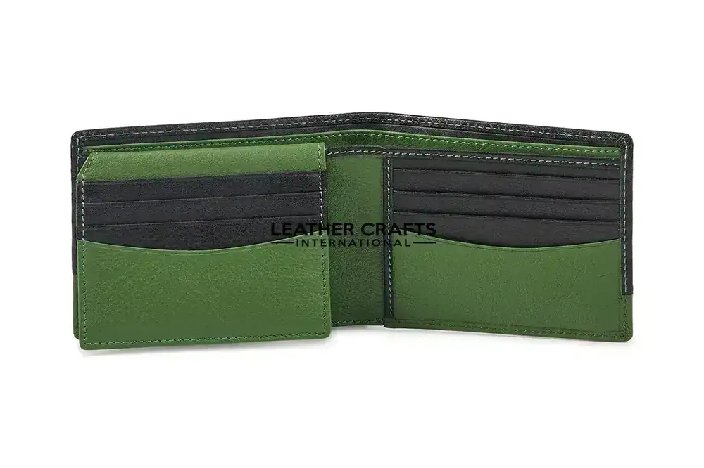 Slim Men’s Bifold Leather Wallet (model MW-03)