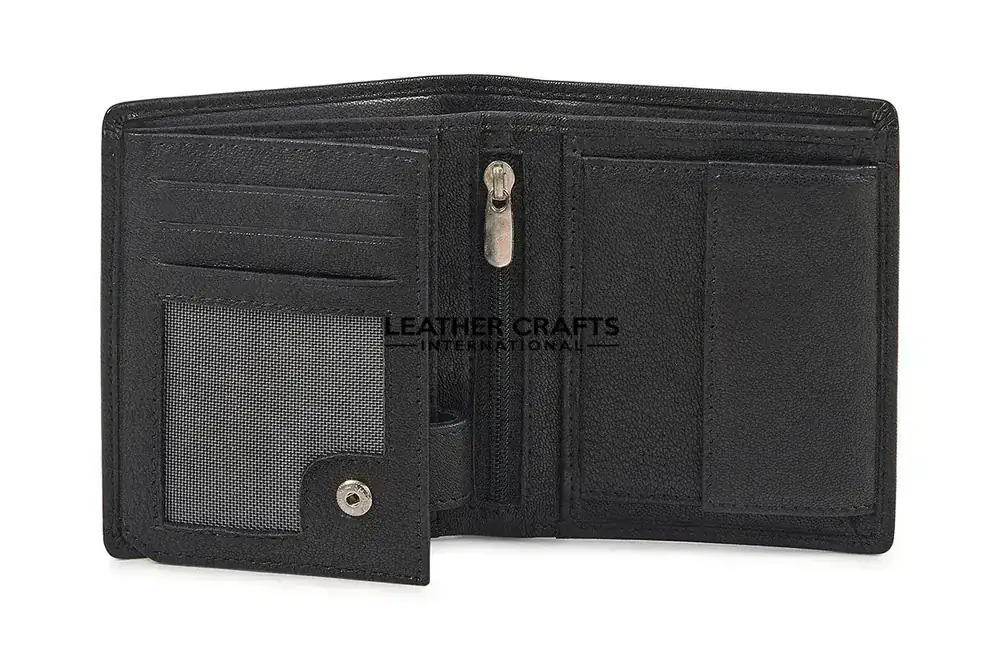 Classic Men’s Bifold Leather Wallet Model MW-05 image 3 (model MW-05)