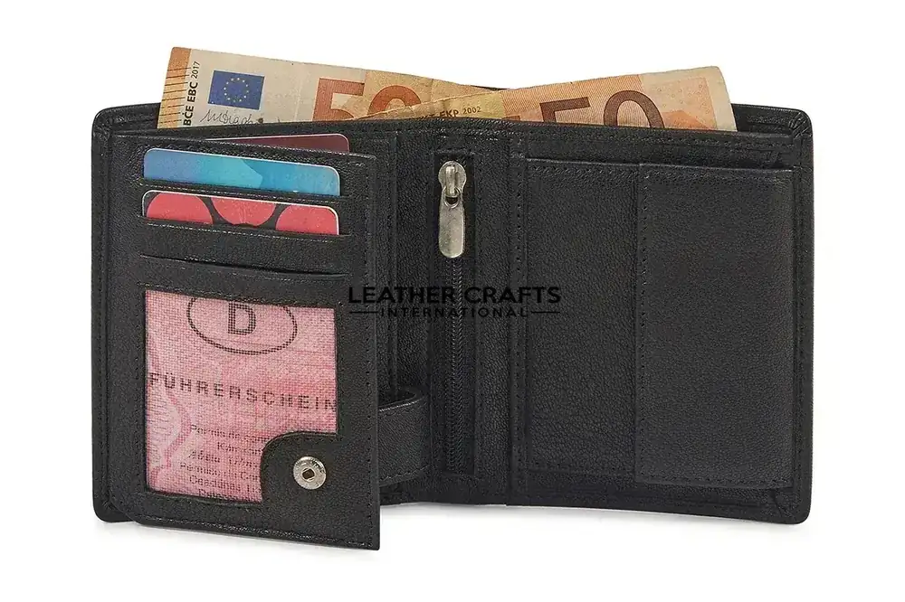 Classic Men’s Bifold Leather Wallet (model MW-05)