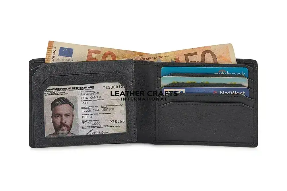 Classic Men’s Bifold Leather Wallet (model MW-06)