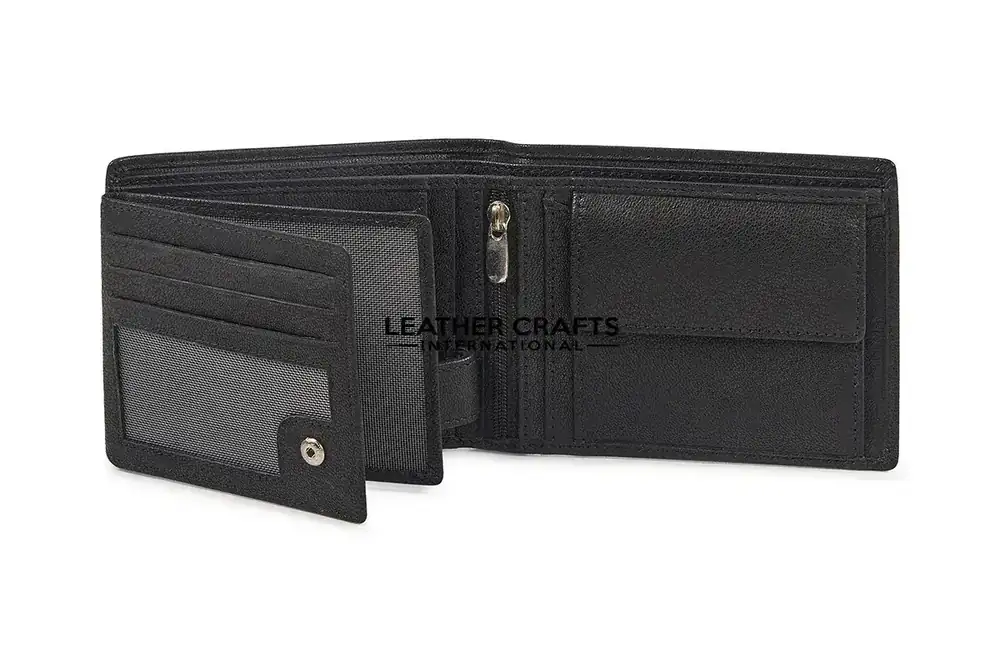 Classic Men’s Bifold Leather Wallet Model MW-07 image 3 (model MW-07)