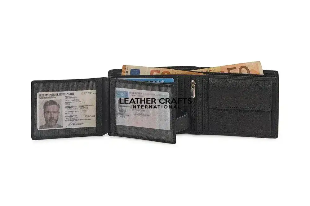 Classic Men’s Bifold Leather Wallet (model MW-07)