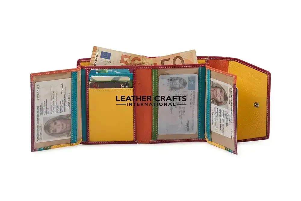 Women’s Leather Wallet Model WW-01 image 3 (model WW-01)